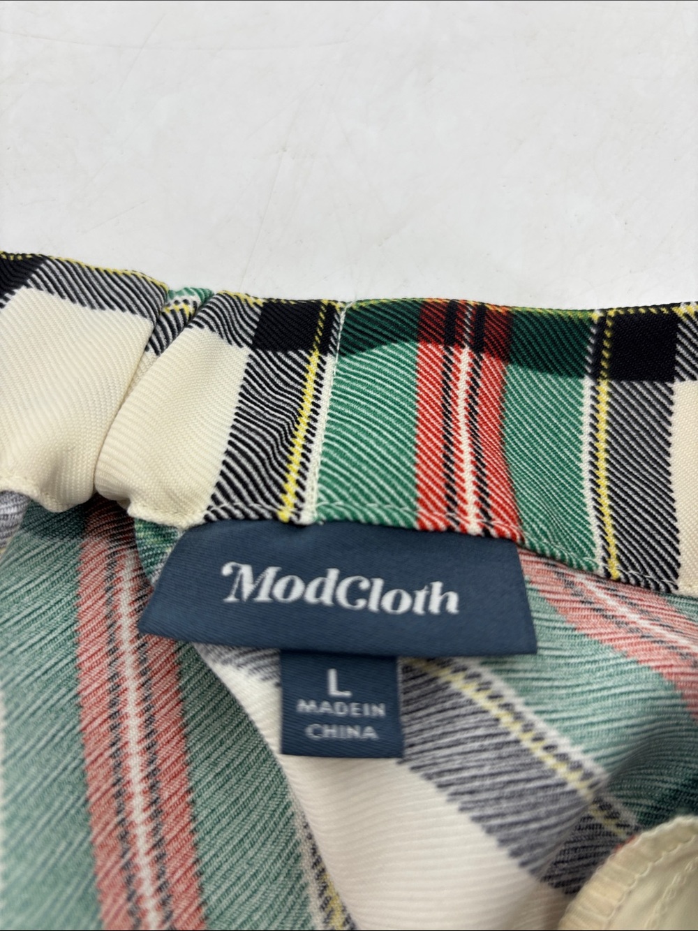 ModCloth Academia Twee Preppy Heritage Americana Plaid Holiday Midi Skirt - Picture 6 of 11